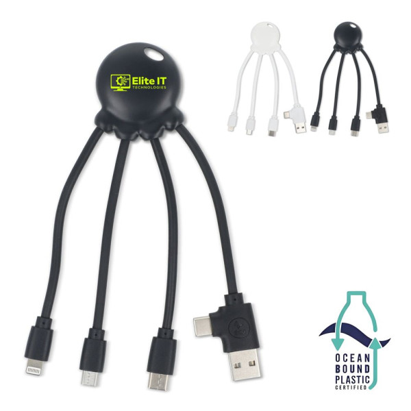 4009| Xoopar Eco Octopus Ladekabel Ocean Bound Plastic