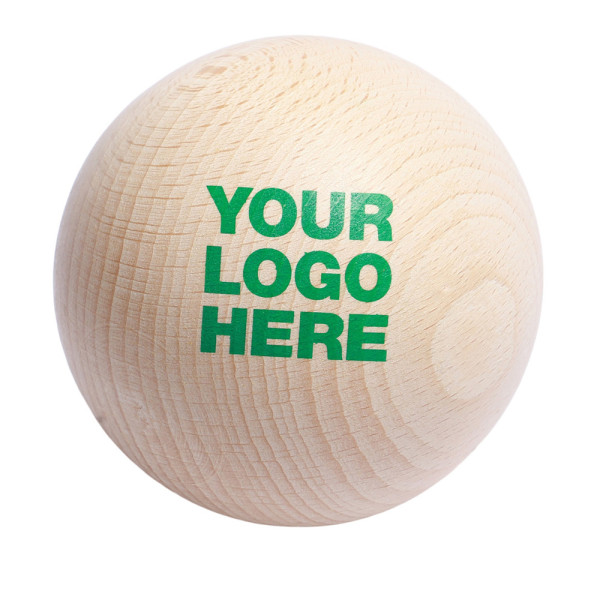 Massageball / Faszienball aus Holz, 