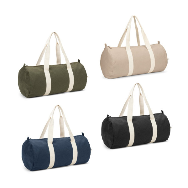 SAINT SPORT. Sporttasche aus recyceltem Baumwolle und recyceltem Polyester (380 g/m²)