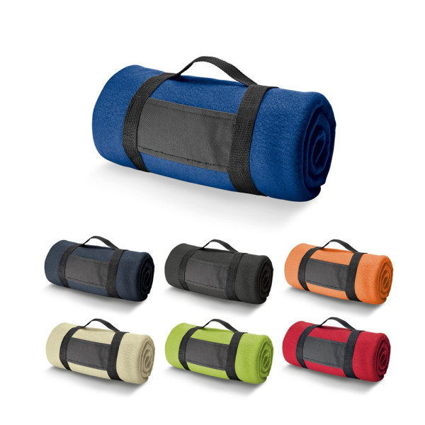 THORPE. Fleecedecke (180 g/m²) mit abnehmbarem Griff
