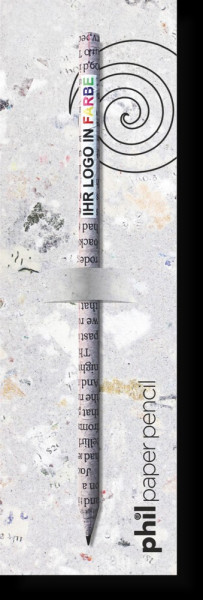 Bleistift mit Ansteckkarte groß