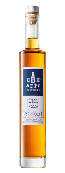 Flasche Atlantis mit Cognac-Walnuss-Likör 28% vol.