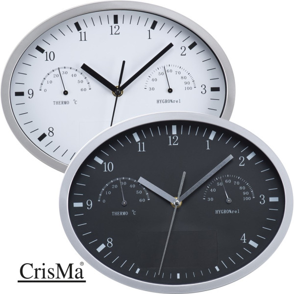 Wanduhr mit Hygro- und Thermometer HENRY